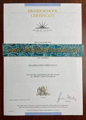 NSW Higher School Certificate 288x400 Samples