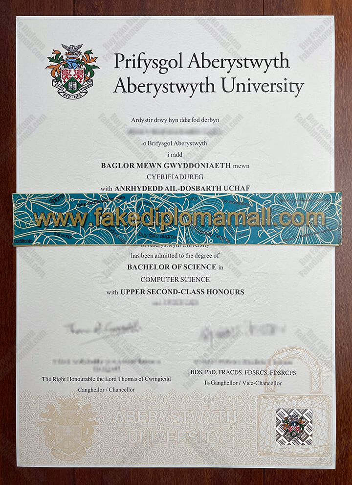 Aberystwyth University Fake Diploma