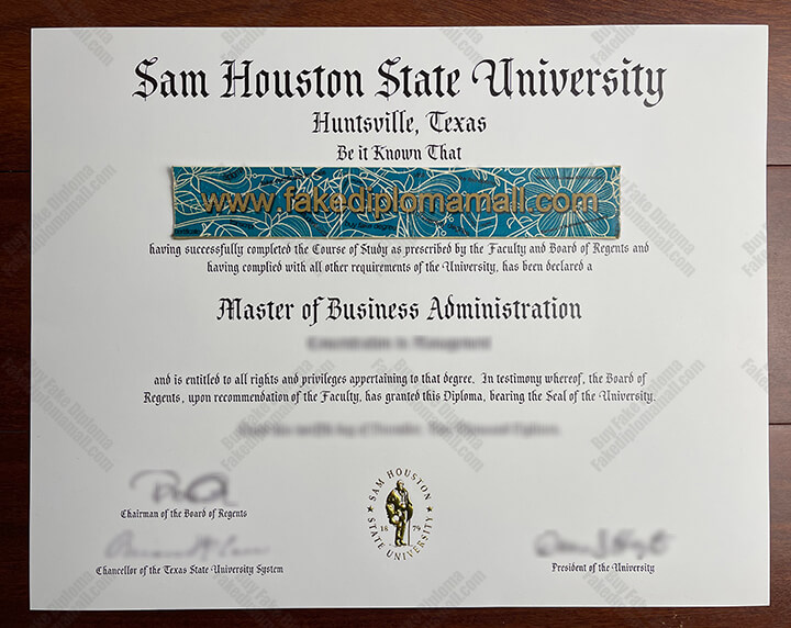 Sam Houston State University Fake Diploma