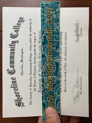 Shoreline Community College Associate Certificate 299x400 Samples