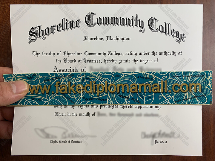 Shoreline Community College Fake Diploma