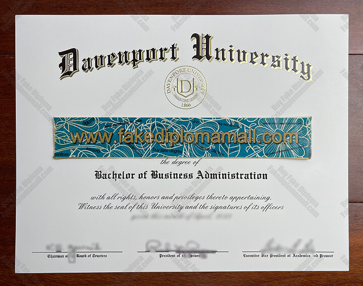 Davenport University Fake Diploma Where to Buy the Davenport University Fake Diploma?