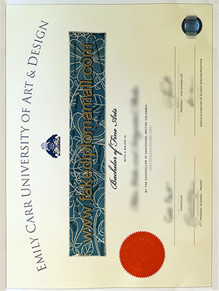 Order Emily Carr University of Art + Design (ECUAD) Fake Diploma