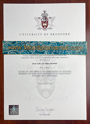 Buy the University of Bradford Fake Diploma, Buy PhD Degree