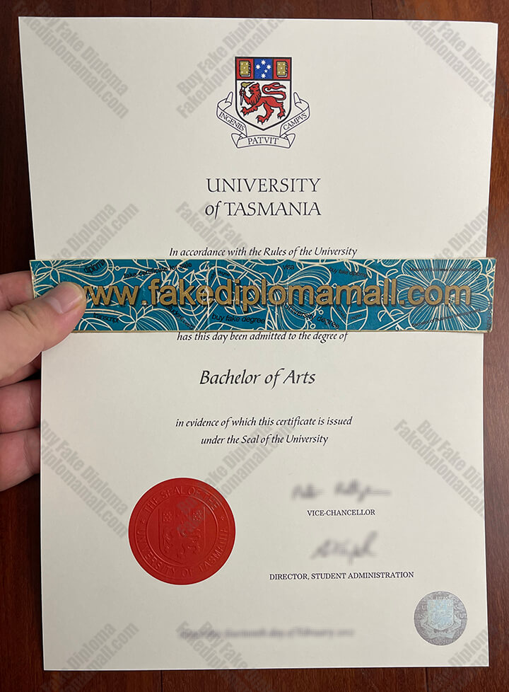 University of Tasmania Fake Diploma Things to note when ordering the University of Tasmania Fake Diploma