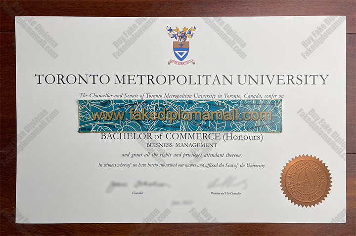 Toronto Metropolitan University Fake Diploma How to order the TMU Fake Diploma?