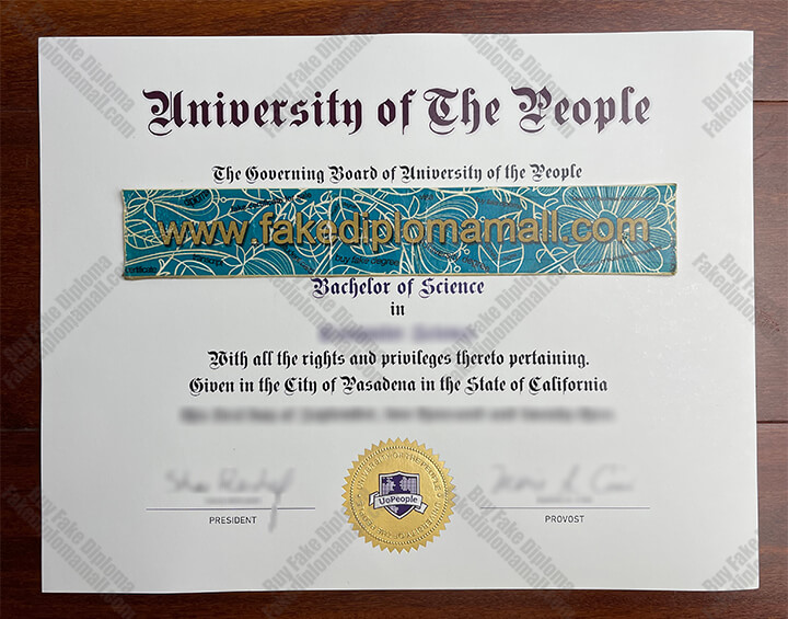 University of the People Fake Diploma More and more useful with the UoPeople Fake Diploma