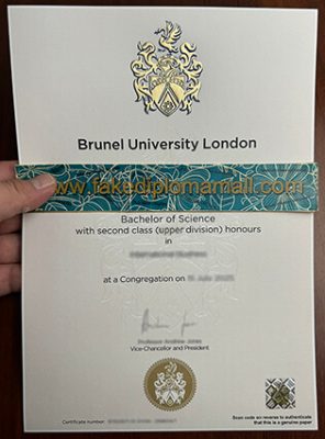 Brunel University Latest Diploma Template 296x400 Samples